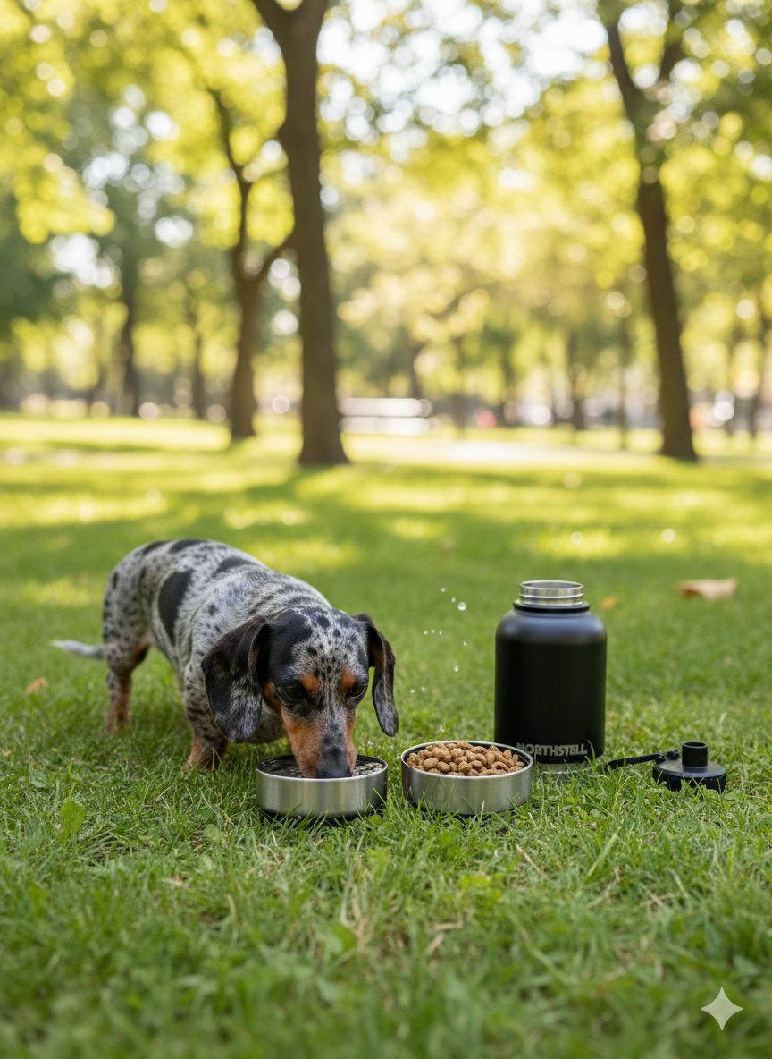 Botella de viaje Northstell® para agua y comida – Sin BPA