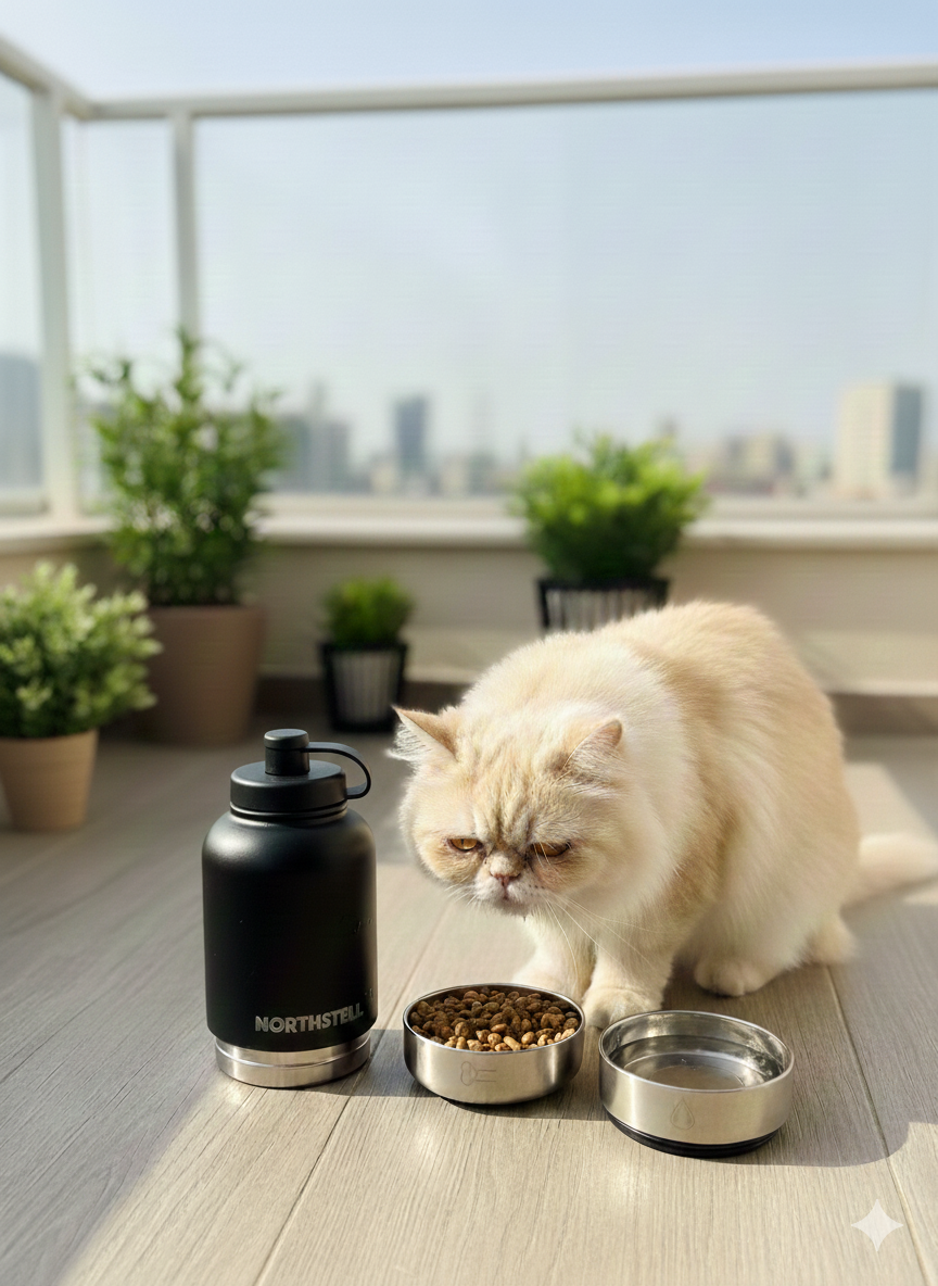 Botella de viaje Northstell® para agua y comida – Sin BPA