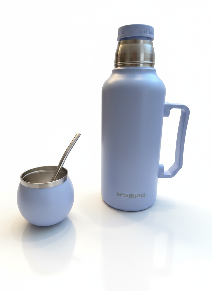 Combo Mate Northstell Pro – Termo Cebador de Precisión + Mate Térmico con Bombilla
