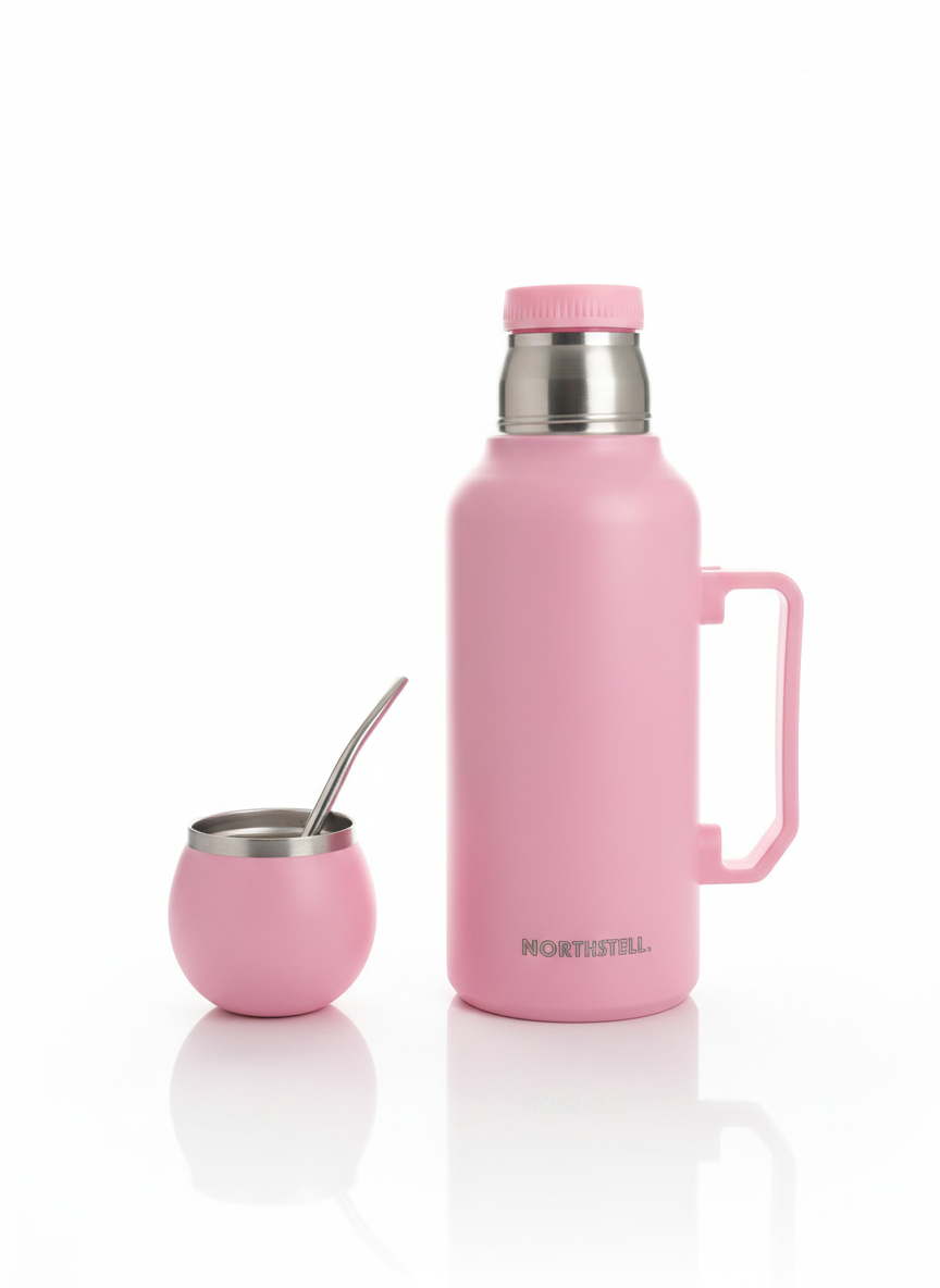 Combo Mate Northstell Pro – Termo Cebador de Precisión + Mate Térmico con Bombilla
