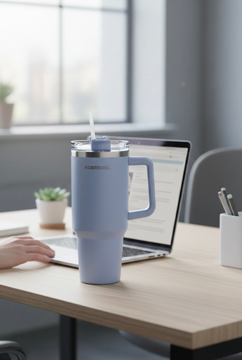 Vaso Térmico Northsell 40 oz con Asa y Tapa – Hidratación Premium Todo el Día