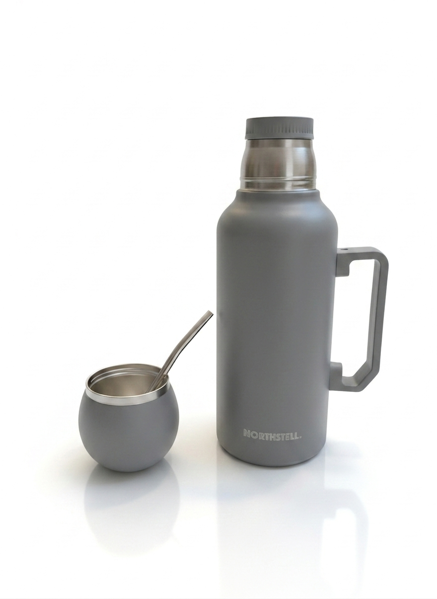 Combo Mate Northstell Pro – Termo Cebador de Precisión + Mate Térmico con Bombilla