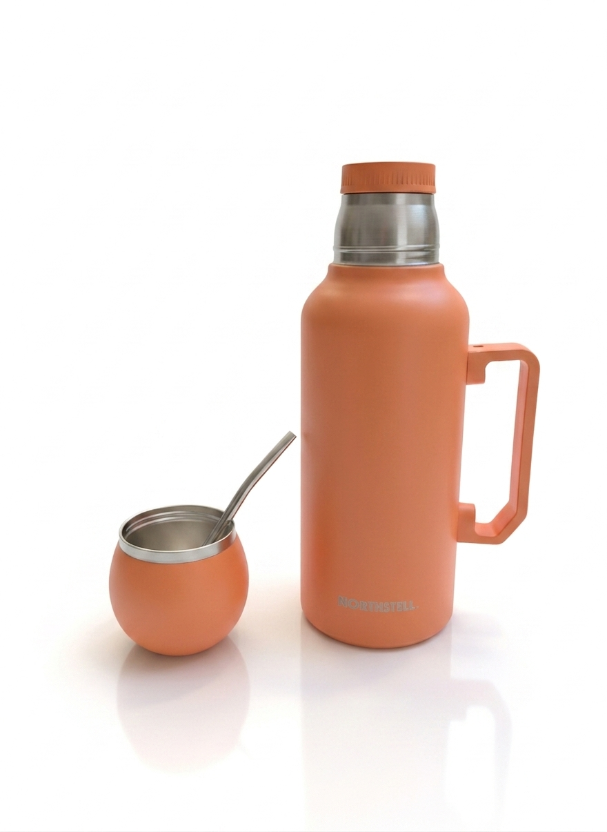 Combo Mate Northstell Pro – Termo Cebador de Precisión + Mate Térmico con Bombilla